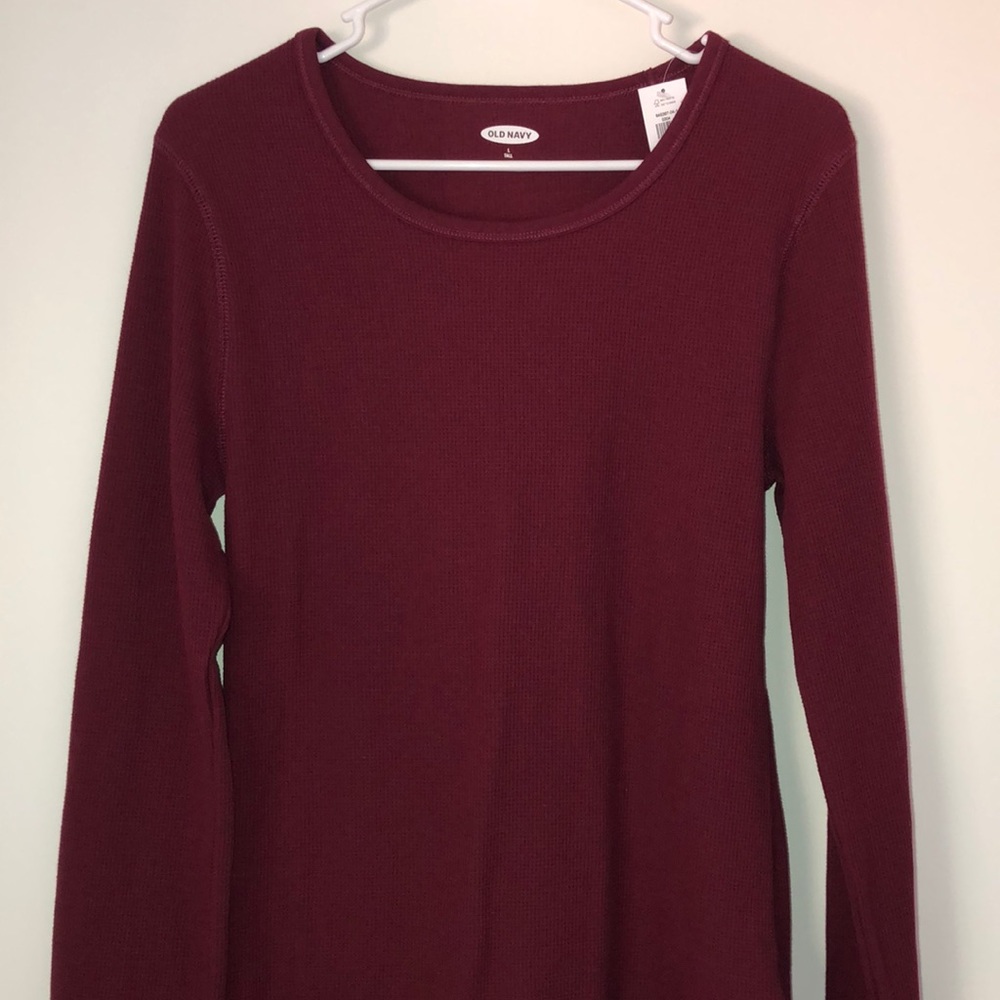 New-Old Navy maroon flannel